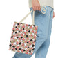 Heart Patterned Tote Bag - Cute & Stylish Carryall for Every Occasion