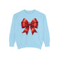 Bow Charm Valentines Unisex Comfort Colors Garment-Dyed Sweatshirt