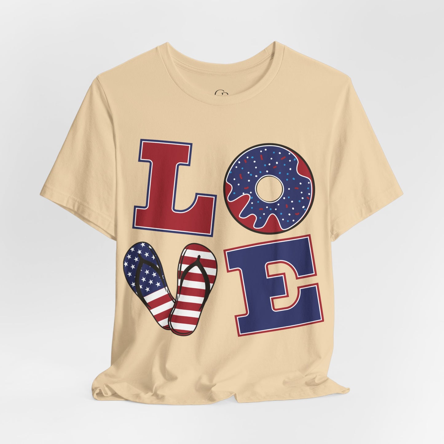 Patriotic Love Unisex Jersey Short Sleeve Tee