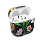 Flower Garden Stained Glass AirPod Case — Colorful Garden Protective Cover- Airpods Pro Gen 1 and 2, Gen 1 to 4.