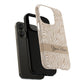 Personalized Zebra Animal Print Cover, Tough Magnetic MagSafe® iPhone® 13, 14, 15, 16, 17, Pro, Pro Max, Plus Cases (Custom Name).