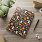 Whimsical Feline Garden Hardcover Notebook with Puffy Covers