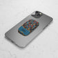 Personalized Phone Grip – Colorful Abstract Faces Design (Custom Name)