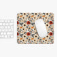 Boho Chic Floral Mouse Pad, Home Office Decor, Gift for Her, Blooming Design, Computer Accessories, Desk Accessories, Office Gift