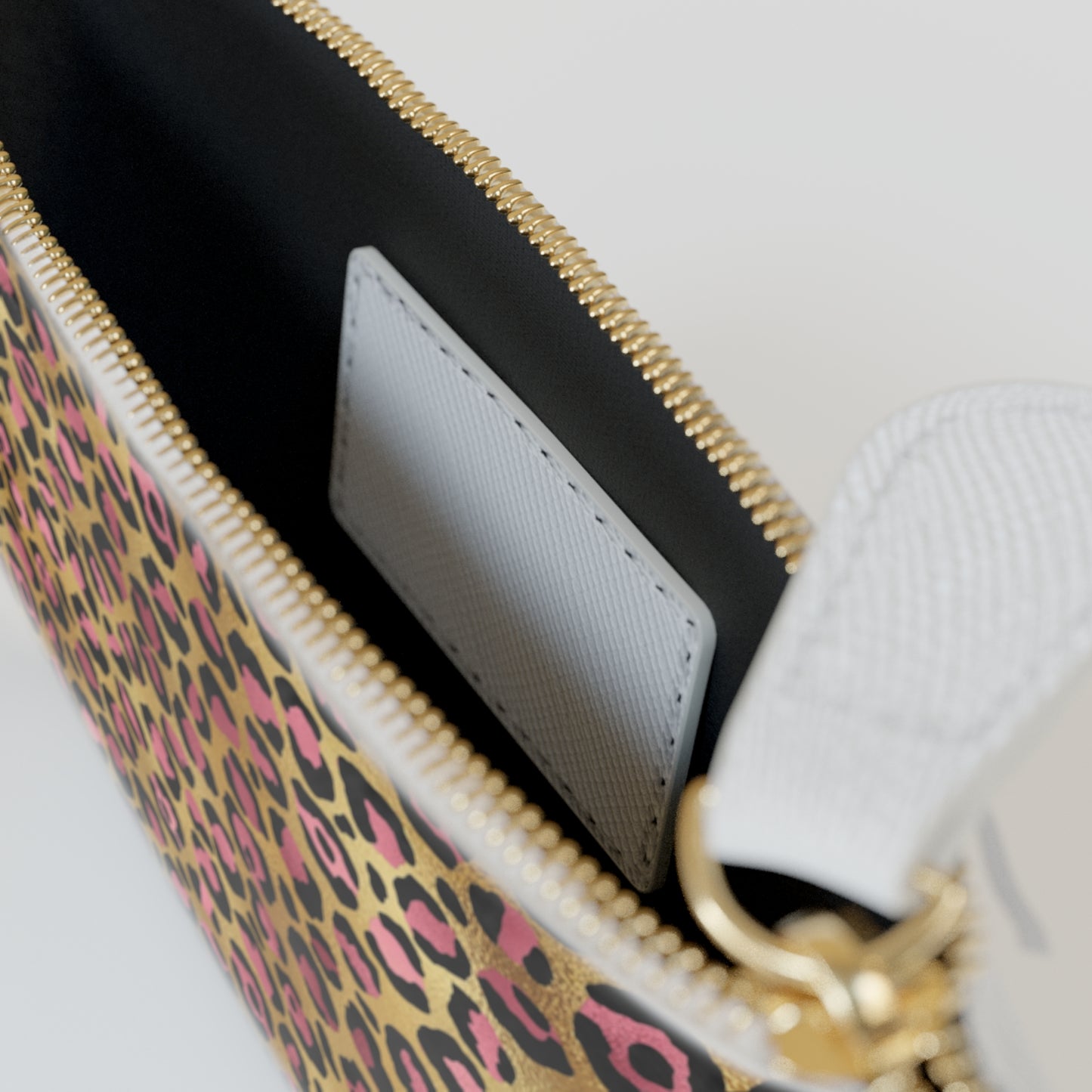 Trendy Leopard Luxe Print Mini Clutch Bag - Stylish and Functional Accessory