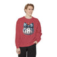 Polka Dot Pumpkin Charm Unisex Garment-Dyed Sweatshirt