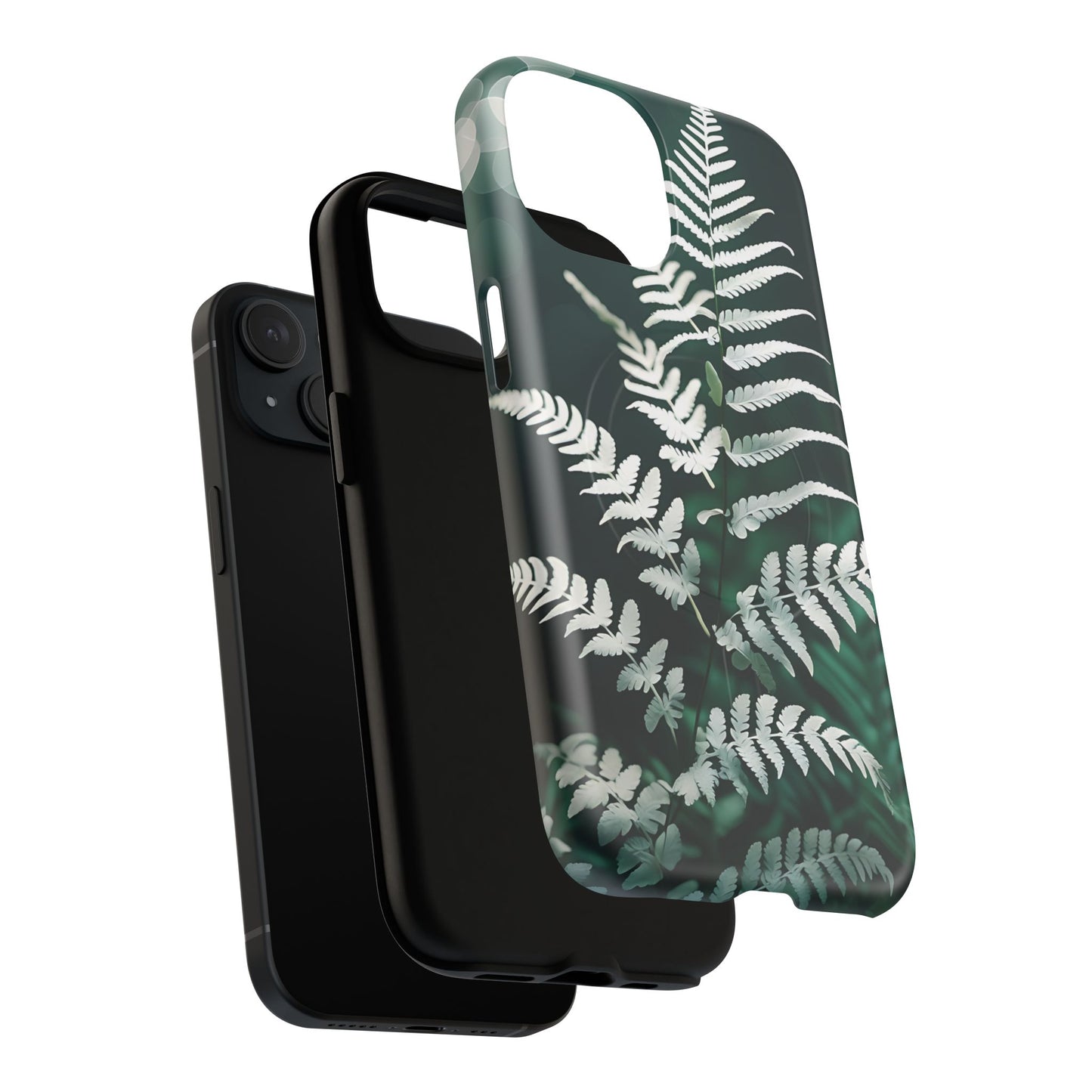 Elegant Fern Design Phone Case, Tough iPhone Cover, Nature Lover Gift, Botanical Phone Protector, Eco-Friendly Accessory
