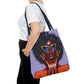 Afro Luxe Glow Tote Bag