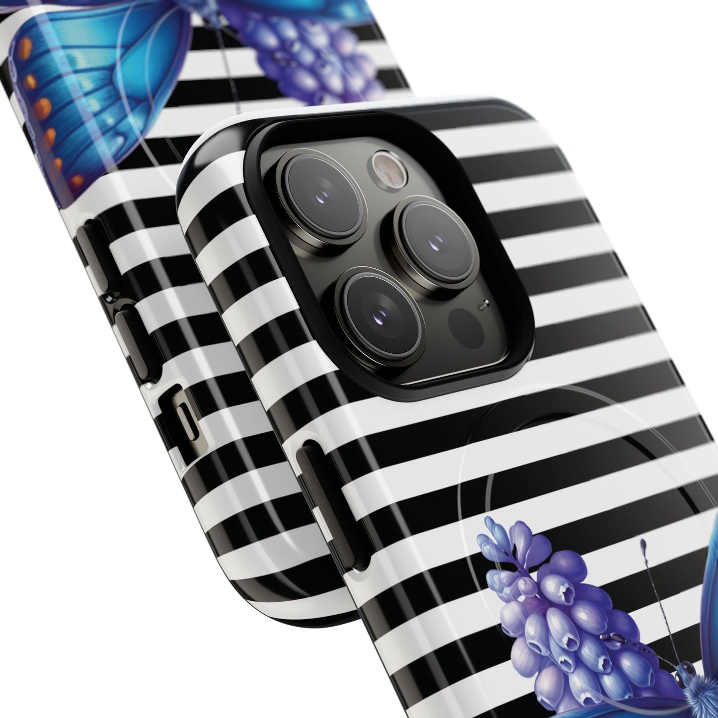 Midnight Bloom Tough iPhone Magnetic Cases - Floral, Stylish iPhone Cover, Gift for Her, Custom Mobile Case, Trendy iPhone Accessories