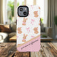 Personalized Bunny iPhone Case - Cute Animal Design, Tough MagSafe® Magnetic Case, Easter Gift, Spring Aesthetic, Kids Accessories