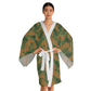 Brown Tropical Bliss Serenity Kimono Robe (AOP)