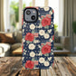 Liberty in Bloom Tough iPhone Magnetic Case, Floral Design, Gift for Moms, Gift for Dads,  iPhone Accessories, Patriotic iPhone Accessory.