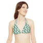 White Tropical Bliss Strappy Bikini Set (AOP)