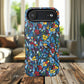 Colorful Floral Phone Case, Tough Magnetic Phone Cover, Durable Tech Accessory, Unique Gift for Her, Vibrant Smartphone Case