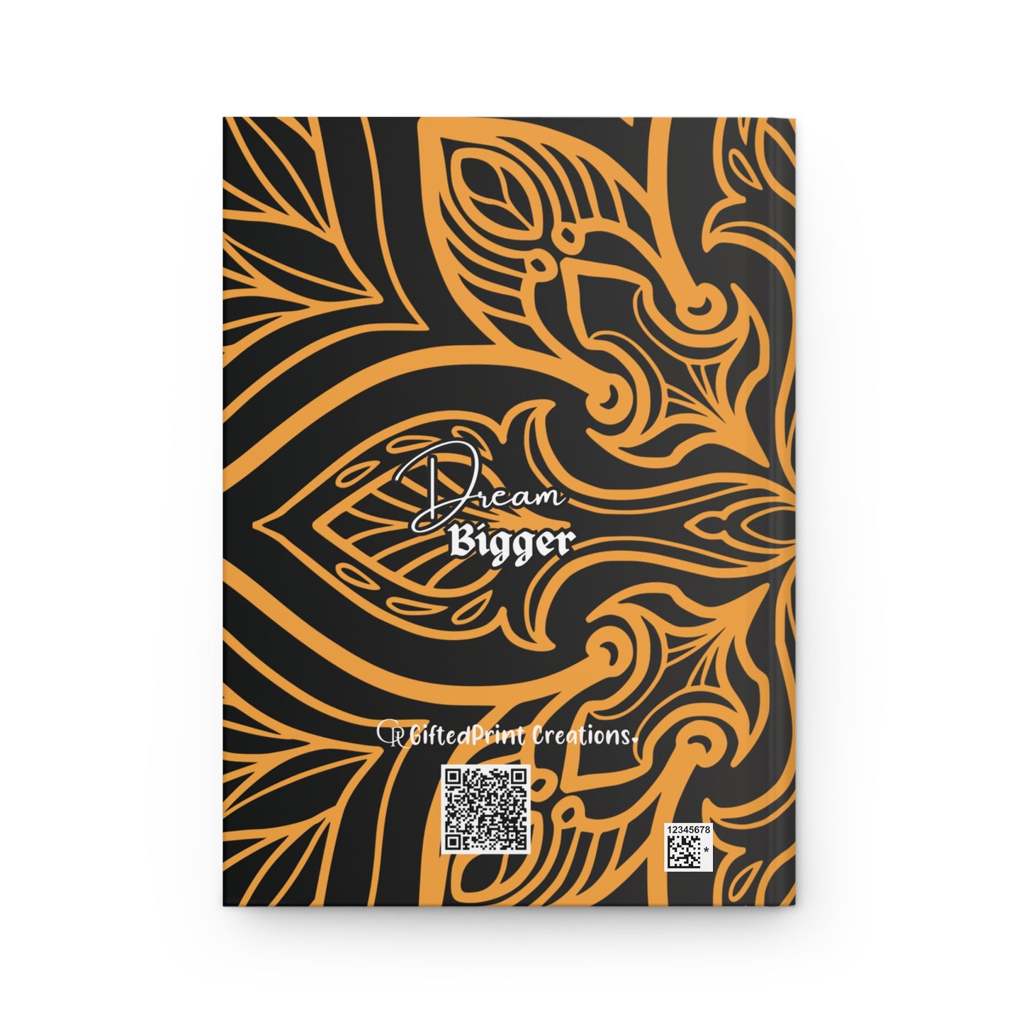 Stylish Hardcover Journal, Inspirational Journal for Dreamers, Gift for Writers, Matte Finish Journal, Creative Planning Notebook