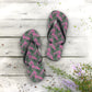 Pink Tropical Bliss Flip Flops