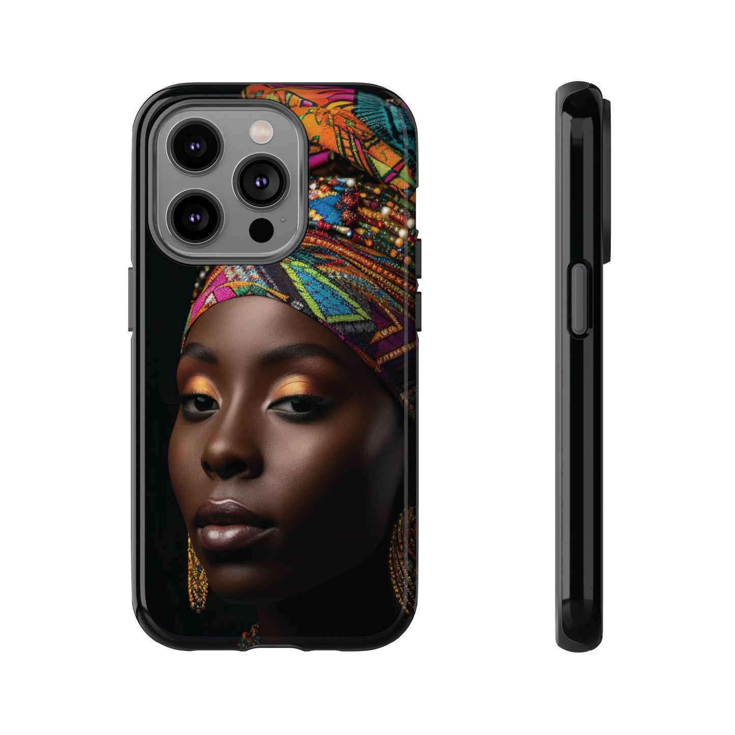 Regal Reflections: African Majesty iPhone Cases