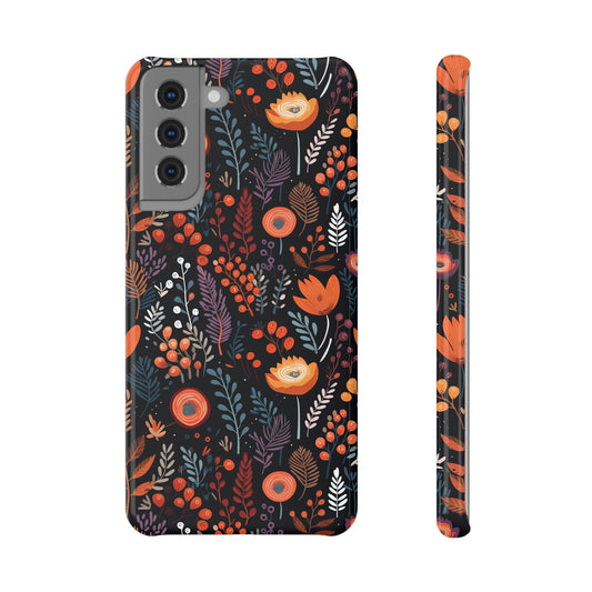 Autumn Bloom Samsung Galaxy Slim Snap Case