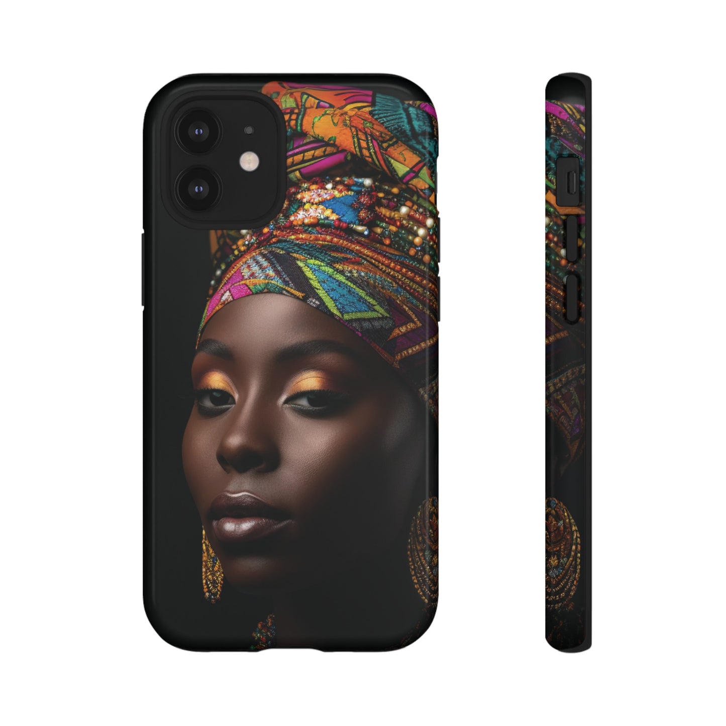 Regal Reflections: African Majesty iPhone Cases