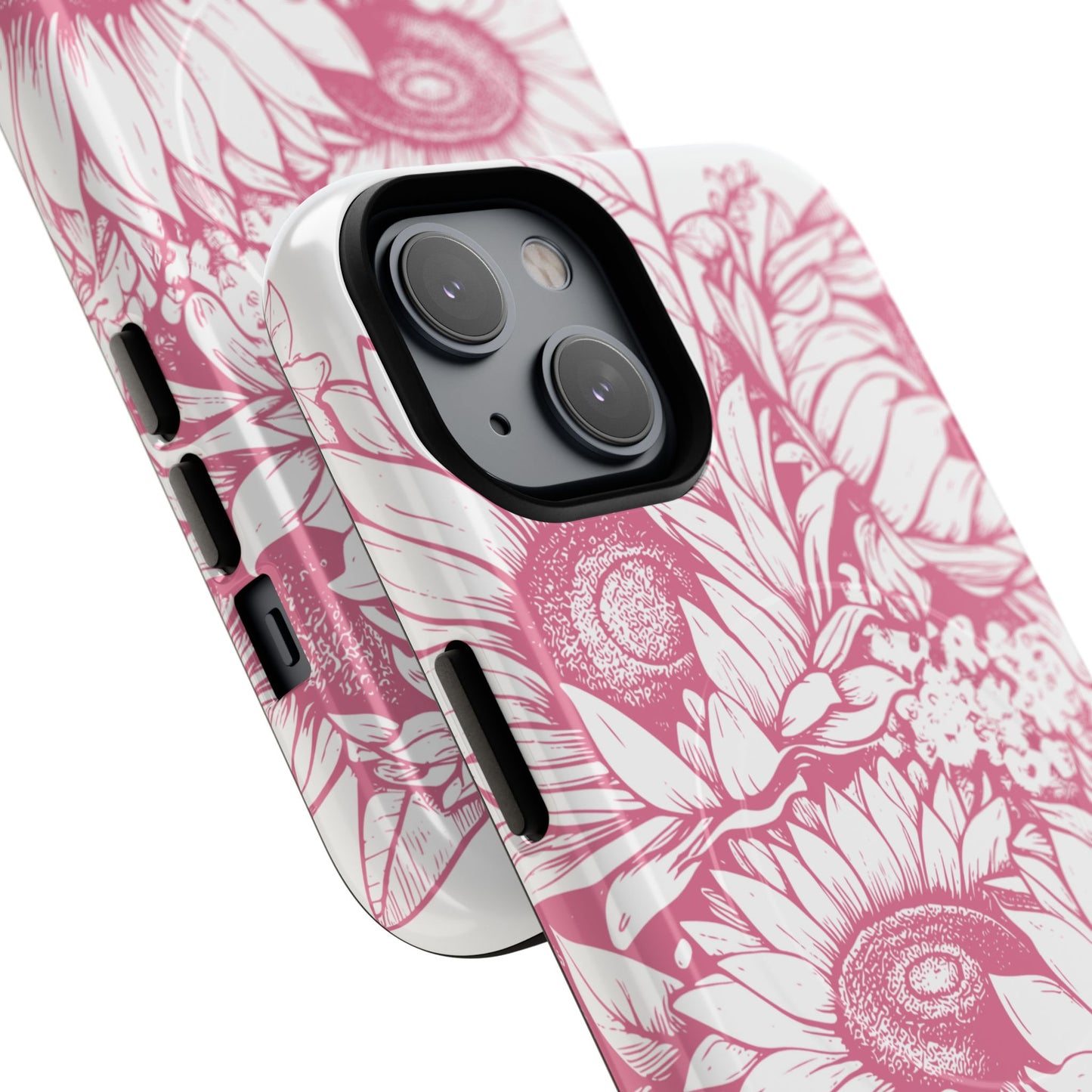 Loved John 3:16, Inspirational Gift, Tough iPhone Magnetic Case Scripture, Sunflower Bible Verse, MagSafe® iPhone® Tough Case, iPhone 14, iPhone 15, iPhone 16, Pro, Pro Max, Plus