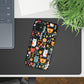 Whimsical Feline Garden Slim Cases for iPhone and Samsung Phones