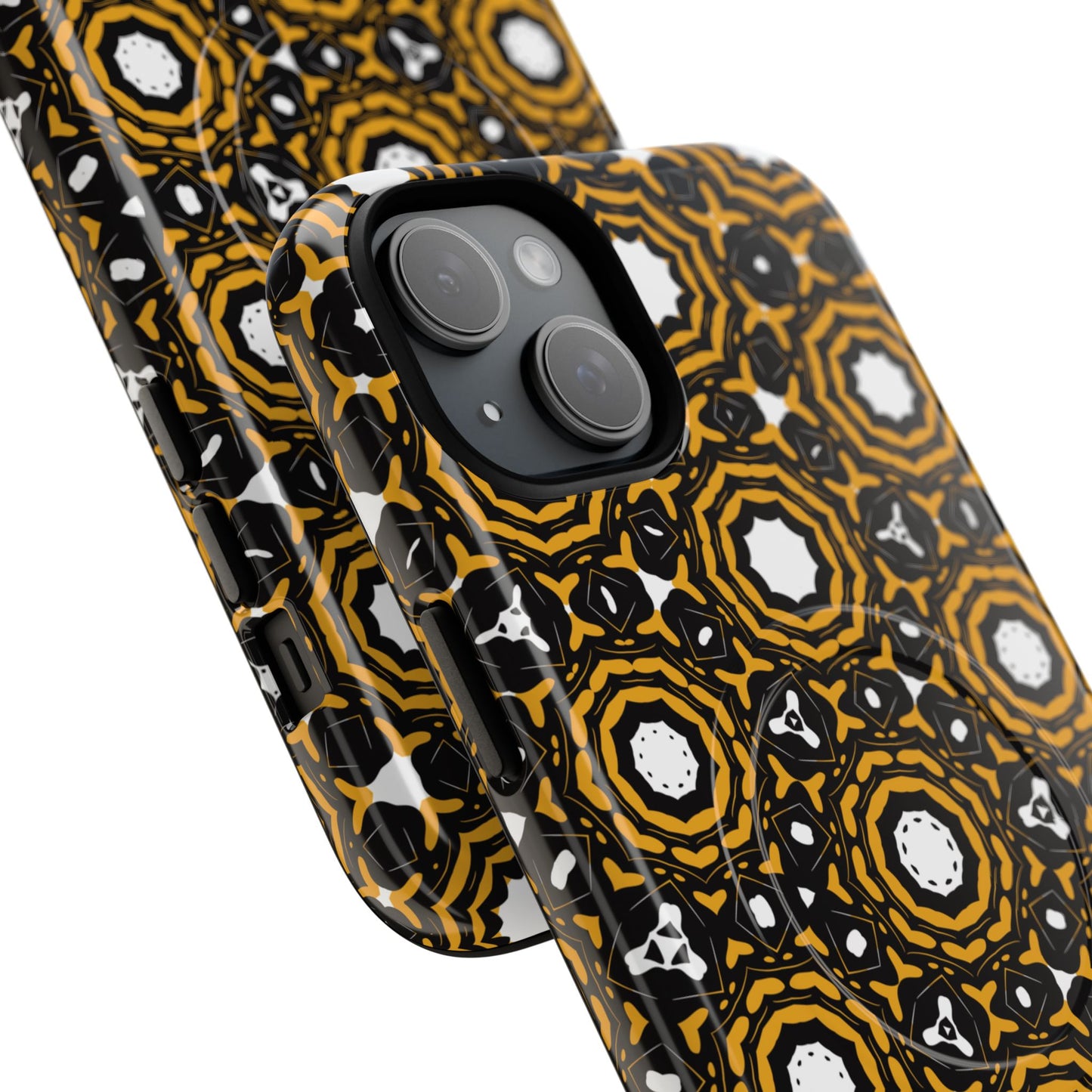 Stylish Tough Magnetic Phone Case, Unique Pattern Phone Cover, Durable Magnetic Case, Trendy Tech Accessories, Gift for Phone Lovers