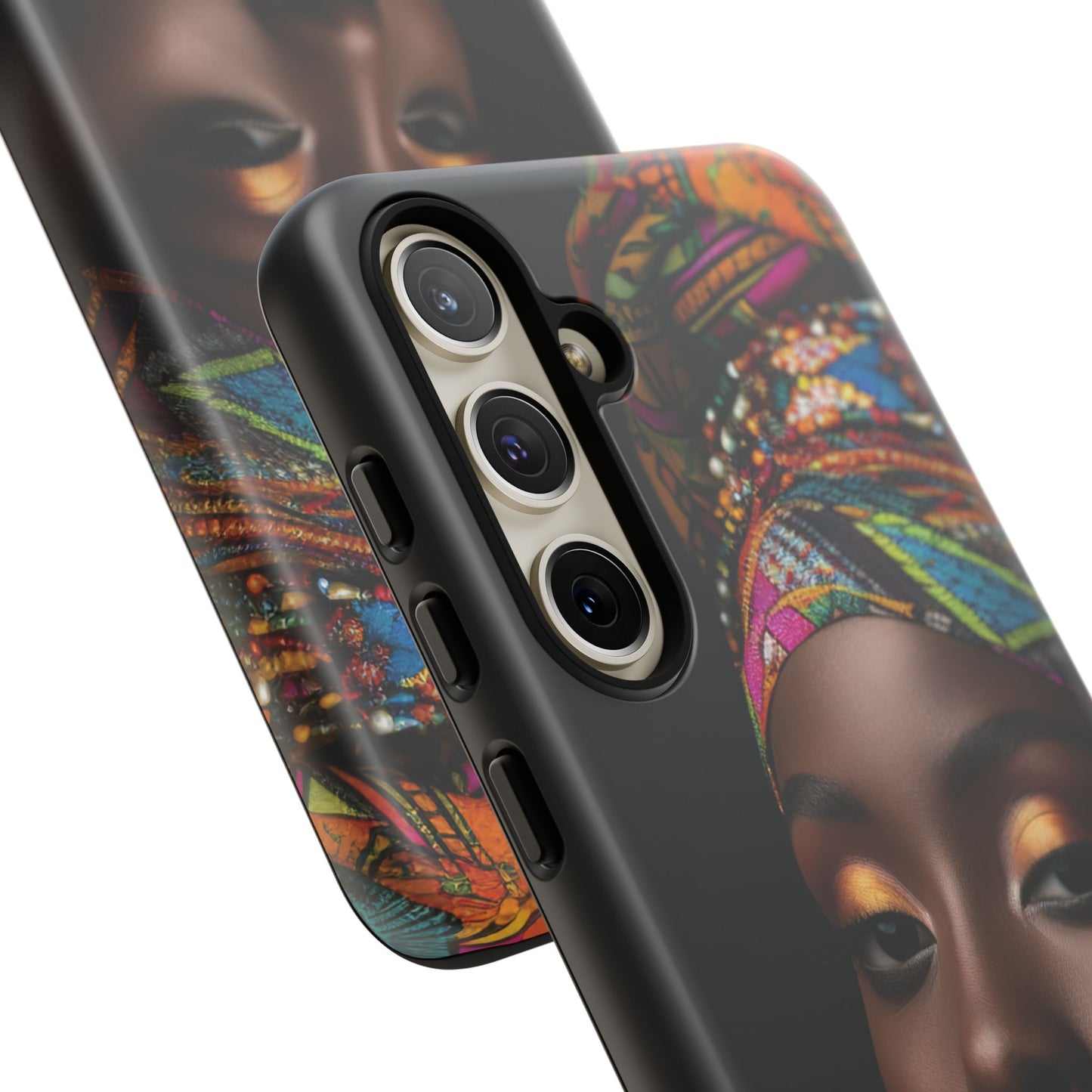 Regal Reflections: African Majesty Tough Google Pixel, iPhone and Samsung Cases.