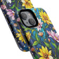 Flower Garden Stained Glass Phone Case, Tough Magnetic Cases, Floral Phone Cover, Durable Phone Accessories, Spring Gift, Birthday Present
