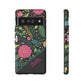 Personalized Floral Fantasy Samsung and Google Pixal Phone Case – Personalized Tough Cases with Colorful Garden Design