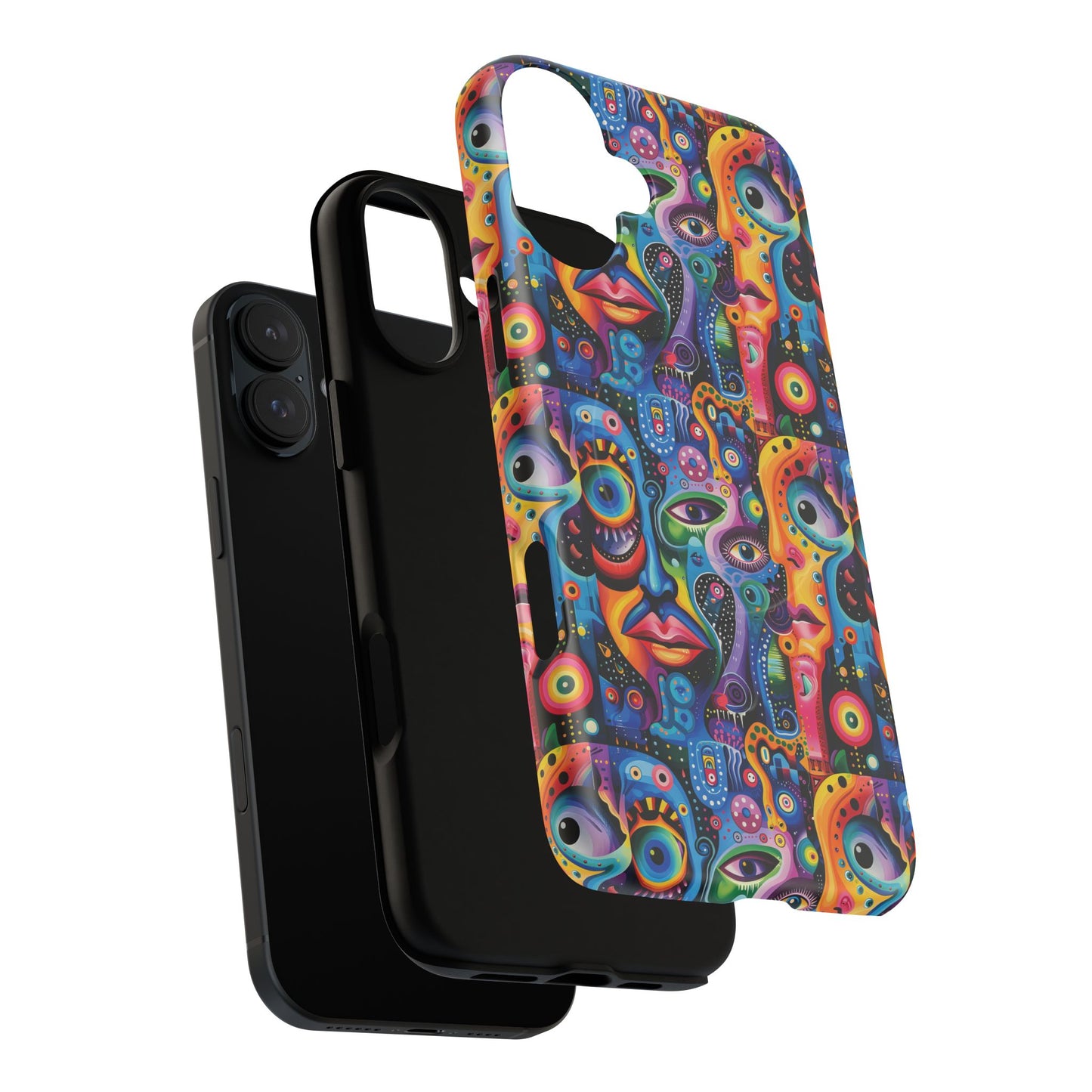 Psychedelic Visions Tough iPhone Magnetic Case - Unique Art iPhone Cover