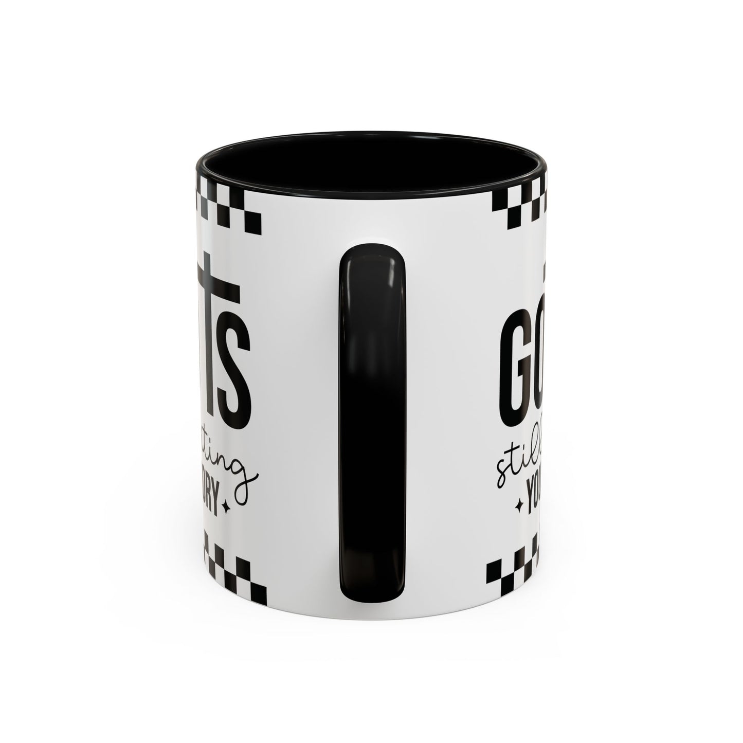 God is Still Writing My Story Accent Coffee Mug