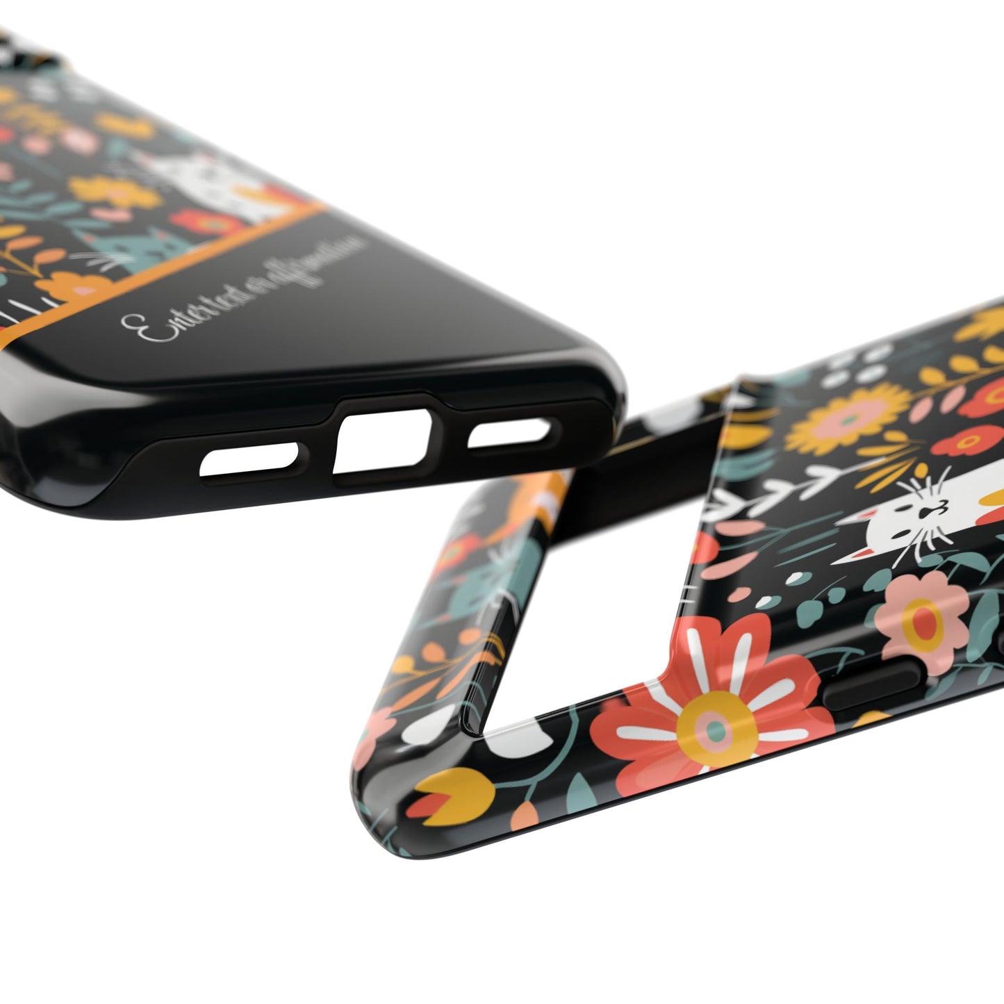 Personalized Whimsical Feline Garden Google and Samsung Tough Cases