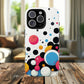 Vibrant Bubble Bloom Galaxy Magnetic iPhone Cases, Artistic Protection for Your Device, Gift for Tech Lovers, Colorful Designs, Unique iPhone Accessories