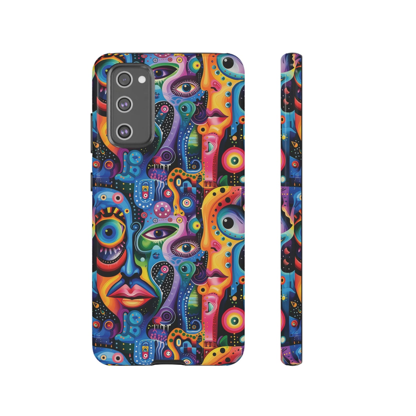 Psychedelic Visions Vibrant Art Google Pixel, iPhone and Samsung Phone Case - Tough Cases for Creative Souls