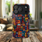 Vibrant Artistic Phone Case | Tough Magnetic Cases | Unique Gift for Art Lovers, Colorful Accessory, iPhone 14, 15, 16, 17 Case.