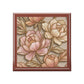 Floral Peony Jewelry Box — Pink Gold Decorative Keepsake