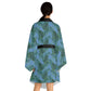 Blue Tropical Bliss Serenity Kimono Robe (AOP)