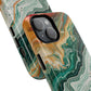 Stylish Tough Acrylic Magnetic iPhone Cases for Everyday Protection, Marble Design, Unique Gifts for Tech Lovers, Holiday Essentials