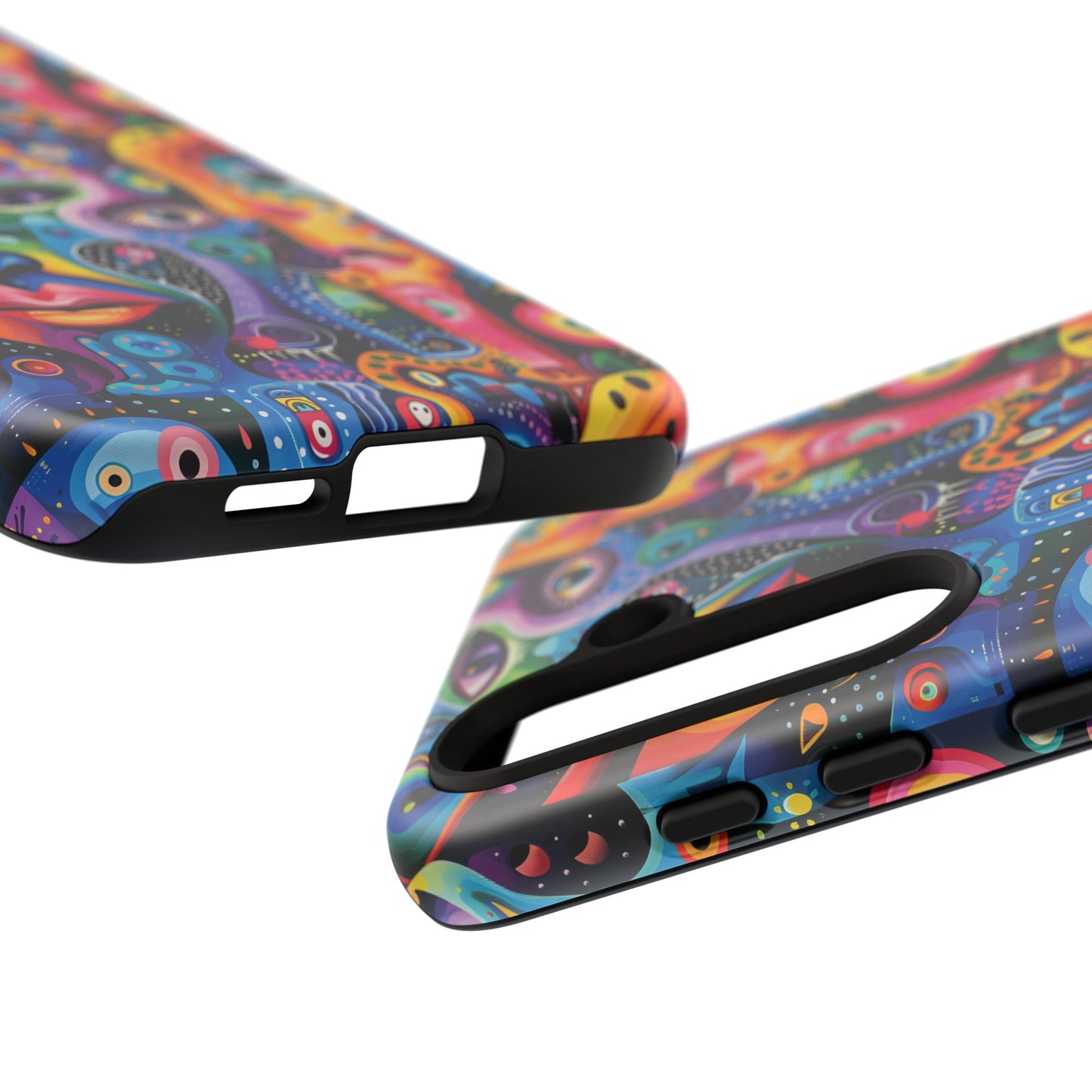 Psychedelic Visions Vibrant Art Google Pixel, iPhone and Samsung Phone Case - Tough Cases for Creative Souls