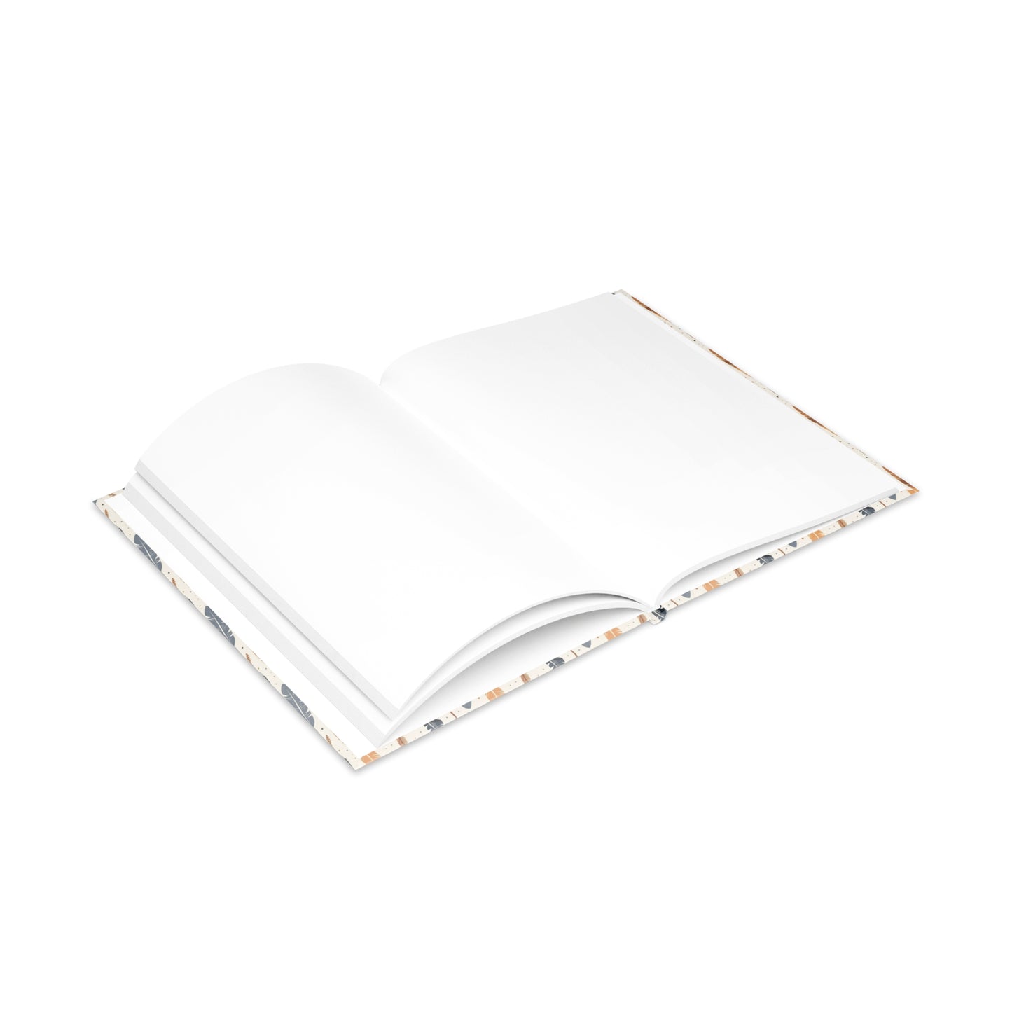 Whispering Feathers Hardcover Notebook with Puffy Covers