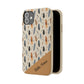 Personalized Whispering Feathers Samsung and iPhone Biodegradable Case, Custom Name Case.