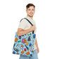 Blue Academic Adventures Tote Bag