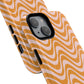 Stylish Tough Magnetic Case for Your iPhone - Trendy Wave Design, Durable Protector, Gift for Her, Cool Tech Accessory, Unique iPhone Cover, Magsafe iPhone Cover.