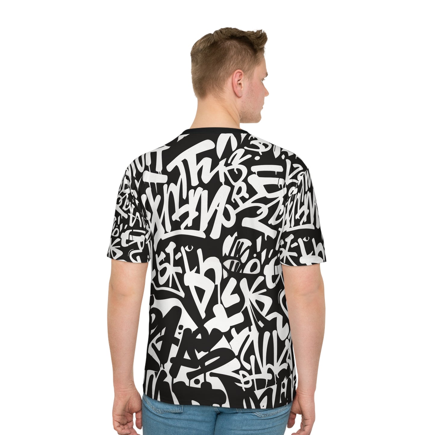 Urban Graffiti Men's Loose T-Shirt (AOP)