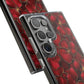 Velvet Petal Noir Floral Petal Clear Impact-Resistant iPhone and Samsung Case.