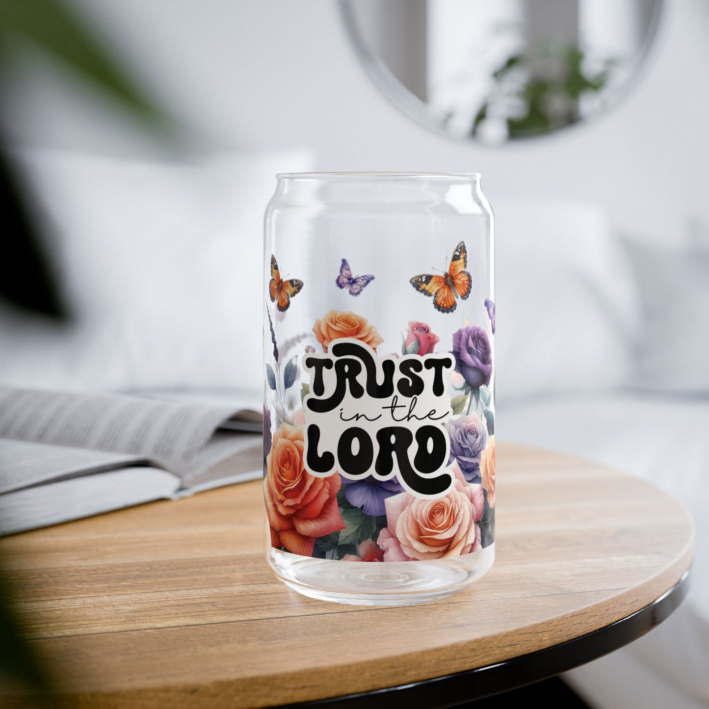 Trust in the Lord Sipper Glass, 16oz