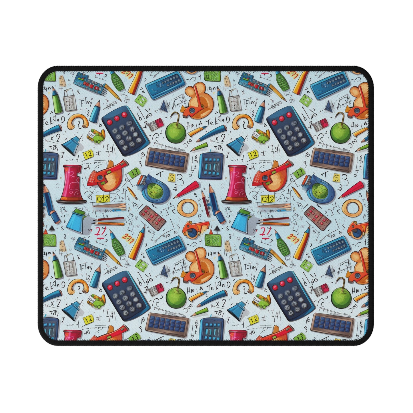 Academic Adventures Colorful Educational Gaming Mouse Pad - Non-Slip and Vibrant Design for Gamers and Students
