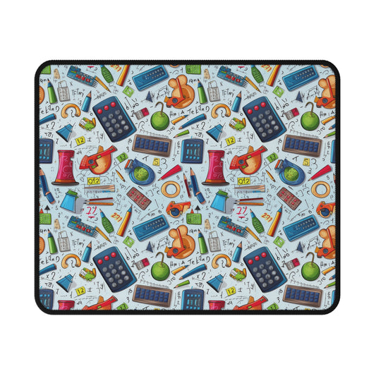 Academic Adventures Colorful Educational Gaming Mouse Pad - Non-Slip and Vibrant Design for Gamers and Students