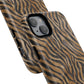 Tough Magnetic iPhone Case with Zebra Print, Stylish Protection for iPhones, Unique iPhone Accessory, Gift for Animal Lovers]