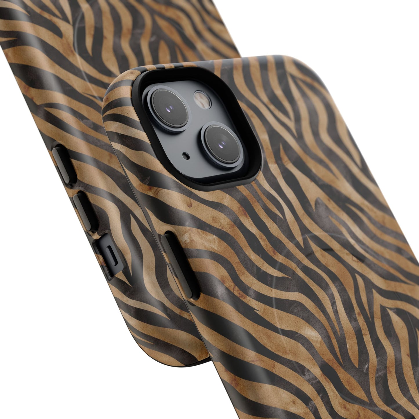 Tough Magnetic iPhone Case with Zebra Print, Stylish Protection for iPhones, Unique iPhone Accessory, Gift for Animal Lovers]